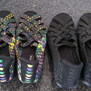 Sketcher's 2 Shoes 7 1/2 Women's Black